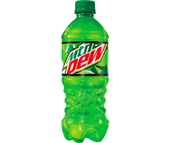 Bottle of Mountain Dew