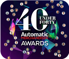 40 Under Forty Automatic Merchandiser Award logo